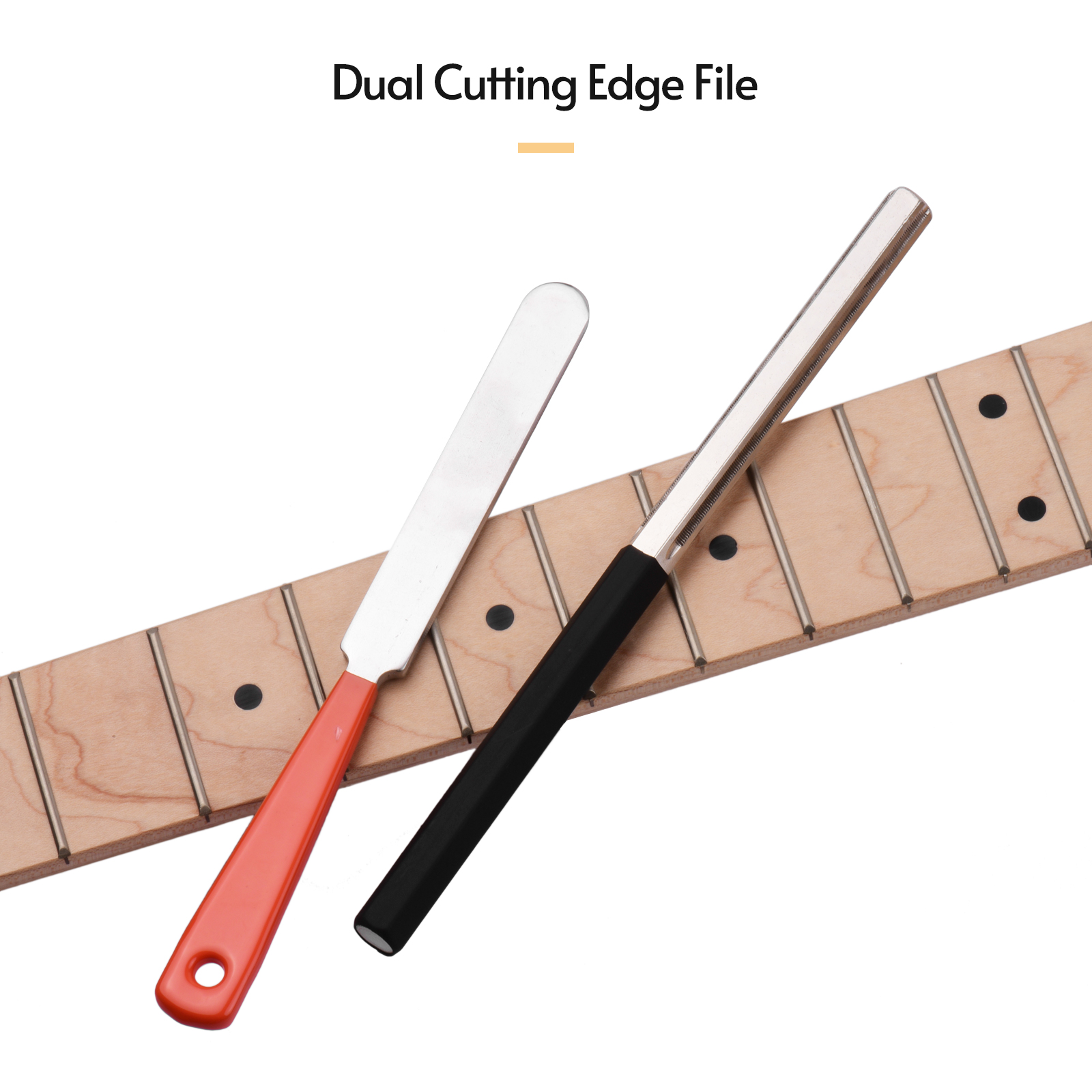 Musical Instrument Mandolin - Stainless Steel Guitar Fret Crowning File