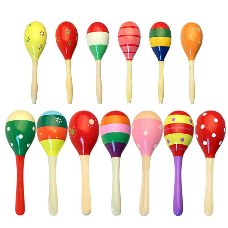 Musical Instrument Gif - Sand Hammer Wooden Children Orff Instruments