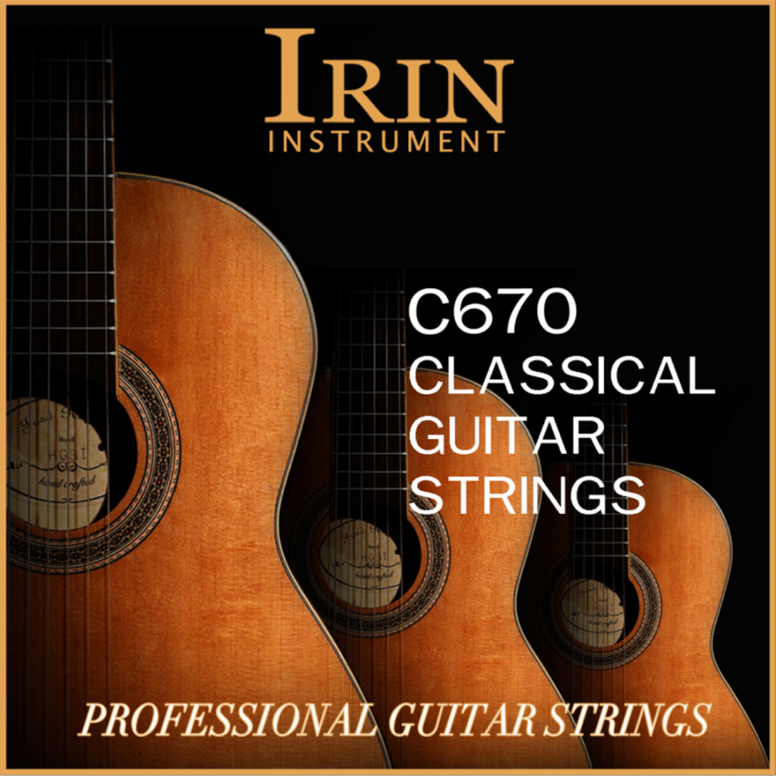 Musical Instrument Gif - IRIN C670 Classical Classic Guitar Strings