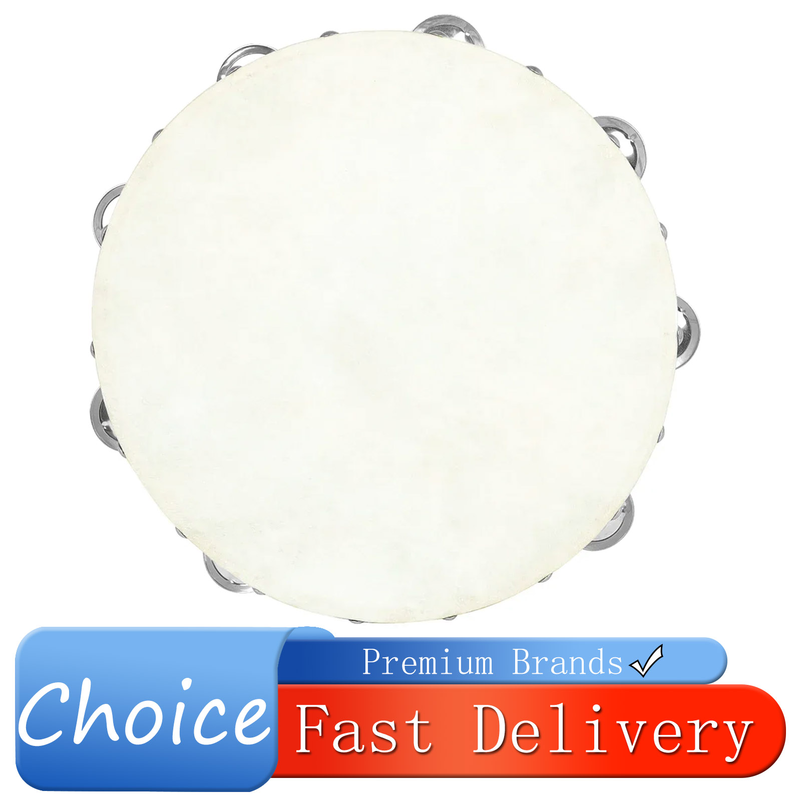 Musical Instrument Gif - IRIN 10 Inches Tambourine Drums Sheepskin