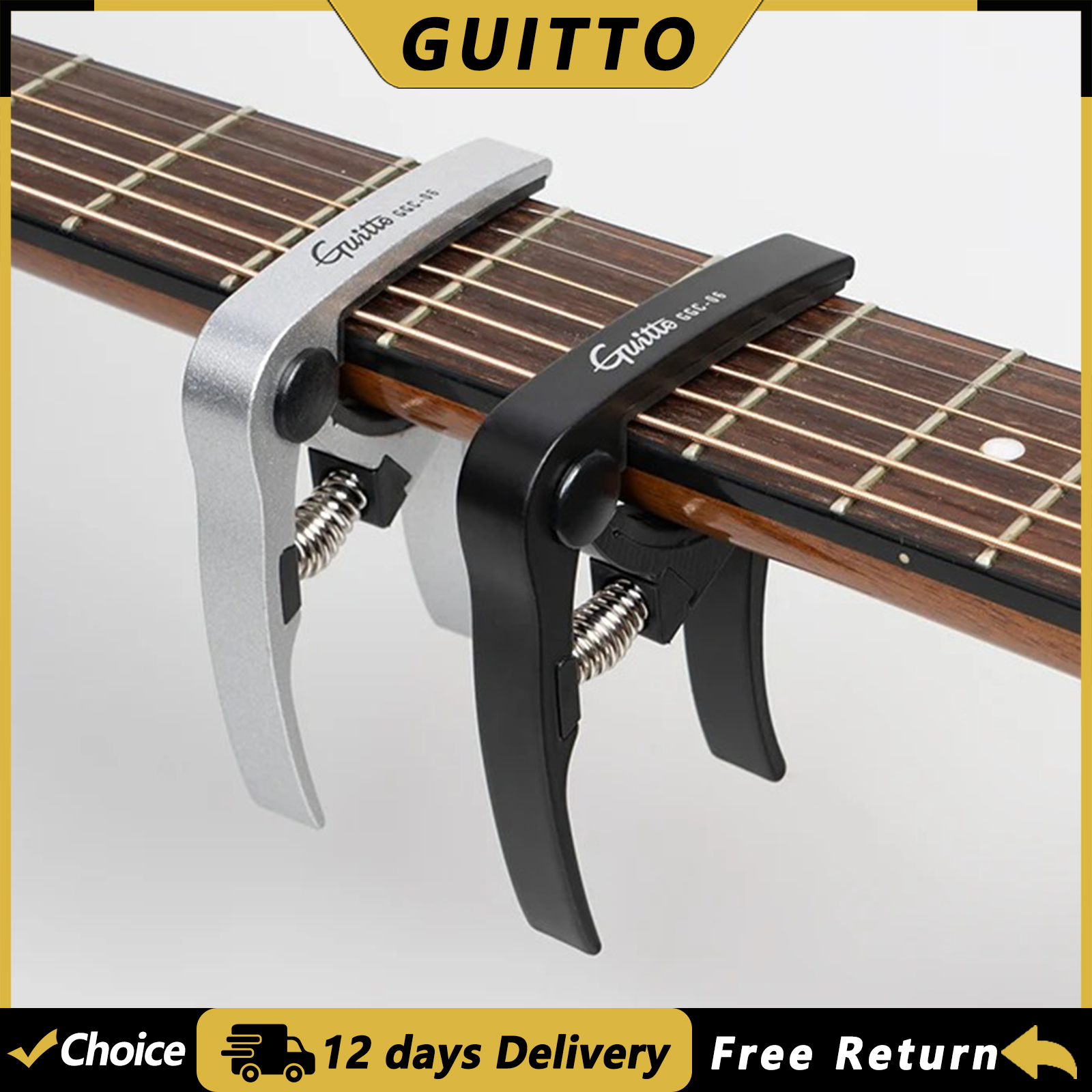 Musical Instrument Mandolin - GUITTO GGC-06 Aluminum Alloy Guitar Capo