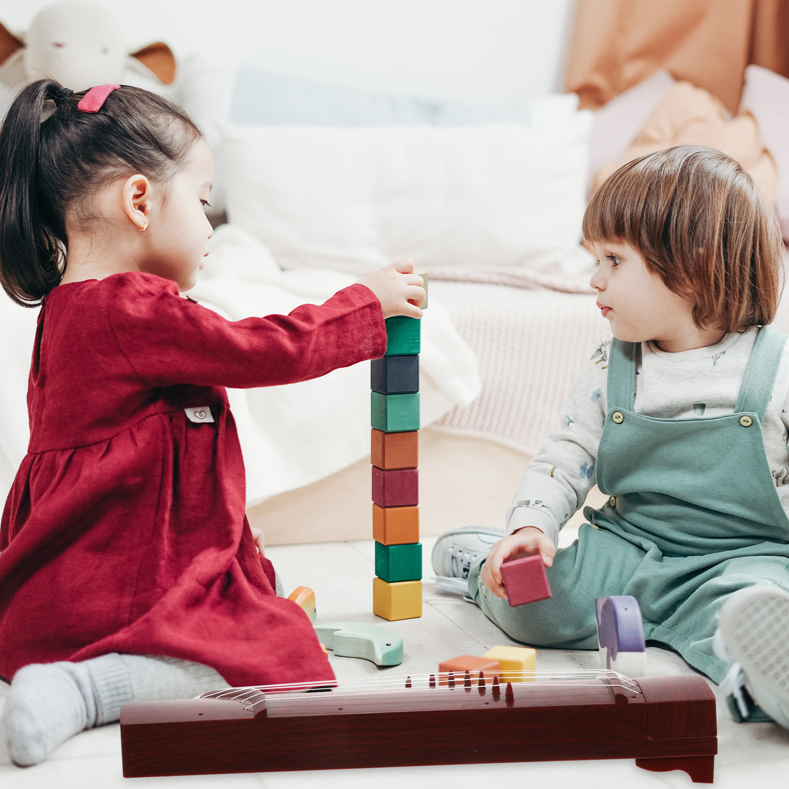 Musical Instrument Guzheng - Children Guzheng Practice Beginner High Durability