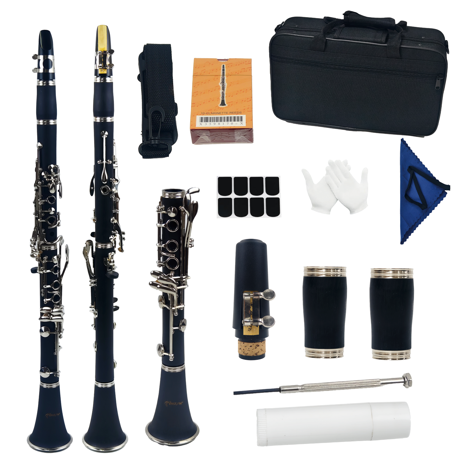 Musical Instrument Reed - Miwayer Clarinet 17 Keys Bakelite Wooden