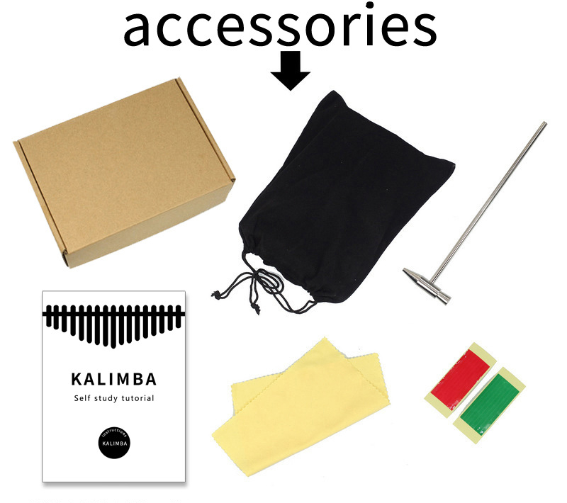 Colorful 21 Key Kalimba Kids C - A Musical Instrument With Keys recension och pris