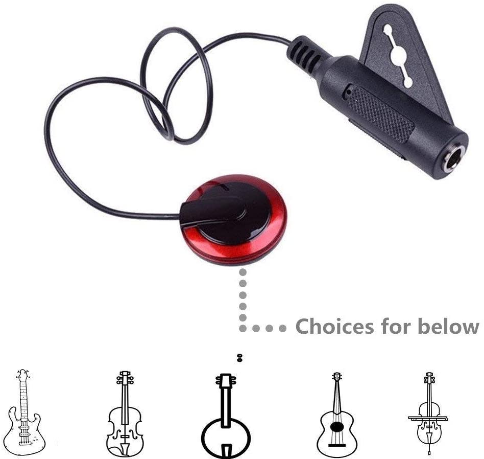 1Pcs Piezo Contact Microphone  - Musical Instrument Mandolin recension och pris