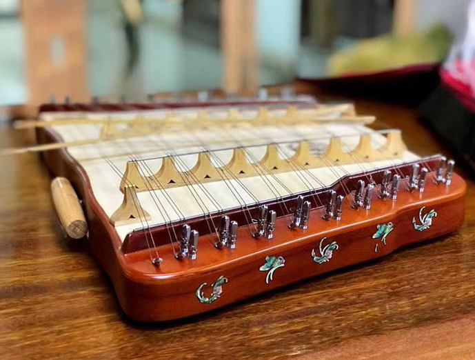 Small dulcimer yangqin treble  - Musical Instrument Guzheng recension och pris
