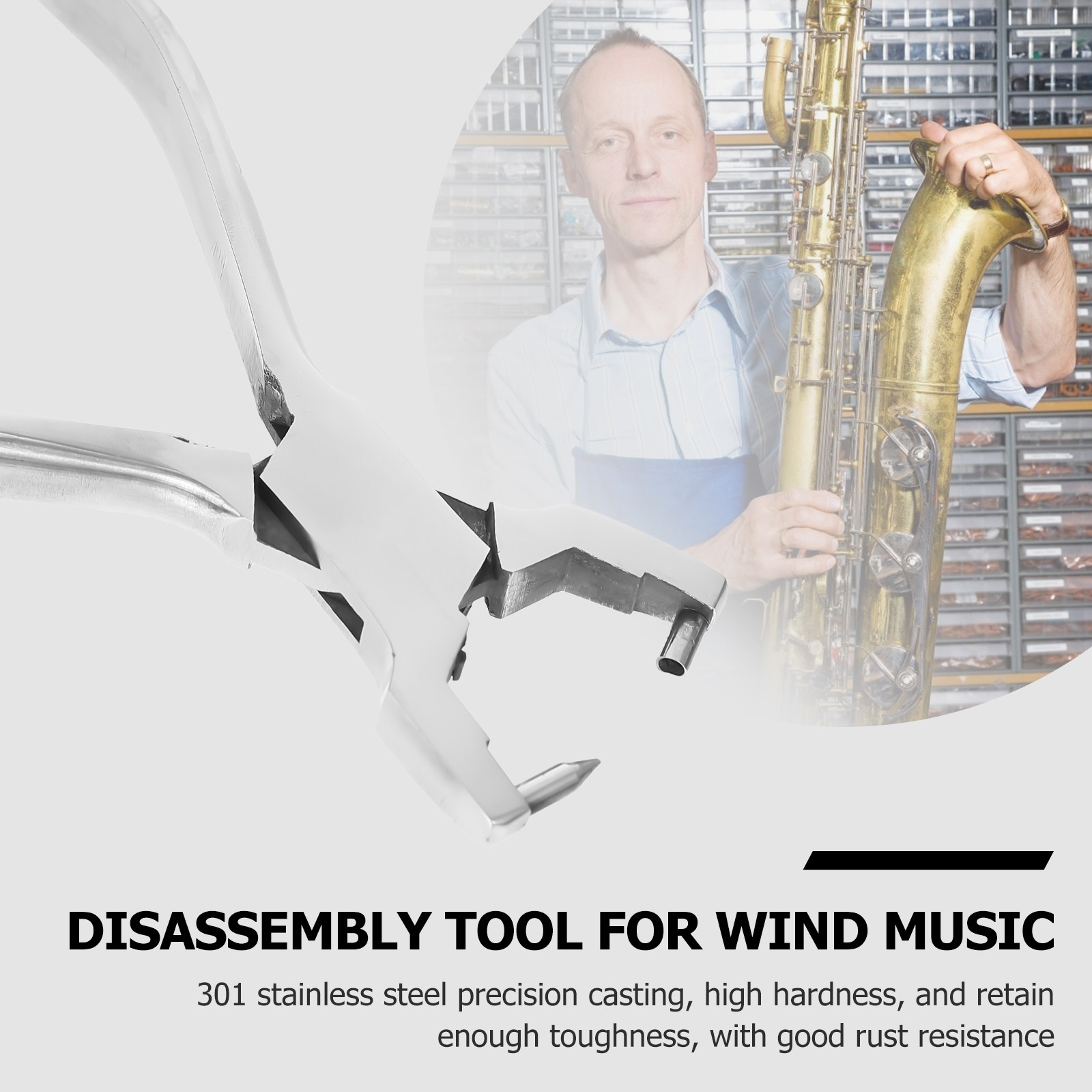 1Pcs High Quality Stainless St - Musical Instrument Repairs recension och pris
