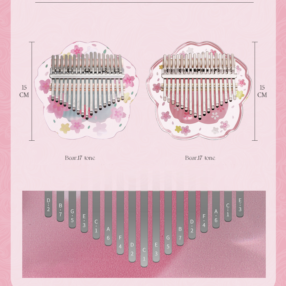 Hluru Kalimba 21 Keys with Cas - A Musical Instrument With Keys recension och pris