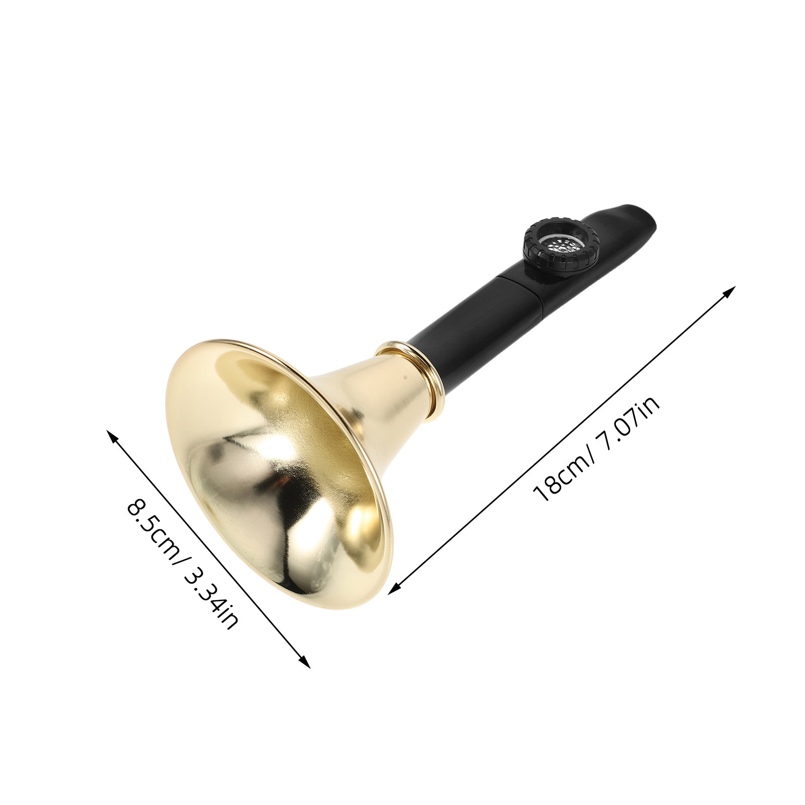Kazoo Metal Trumpet Black Easy - Musical Instrument Easy To Learn For Adults recension och pris
