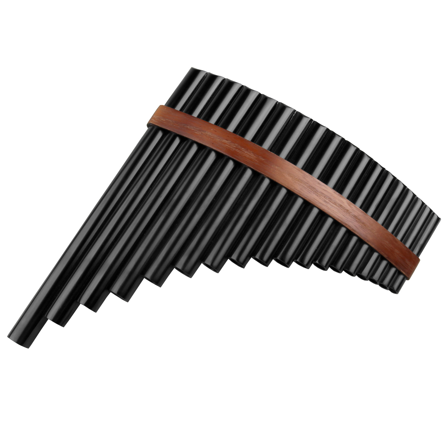 18 Pipes BrownPan Flute F Key  - Musical Instrument Pipe recension och pris