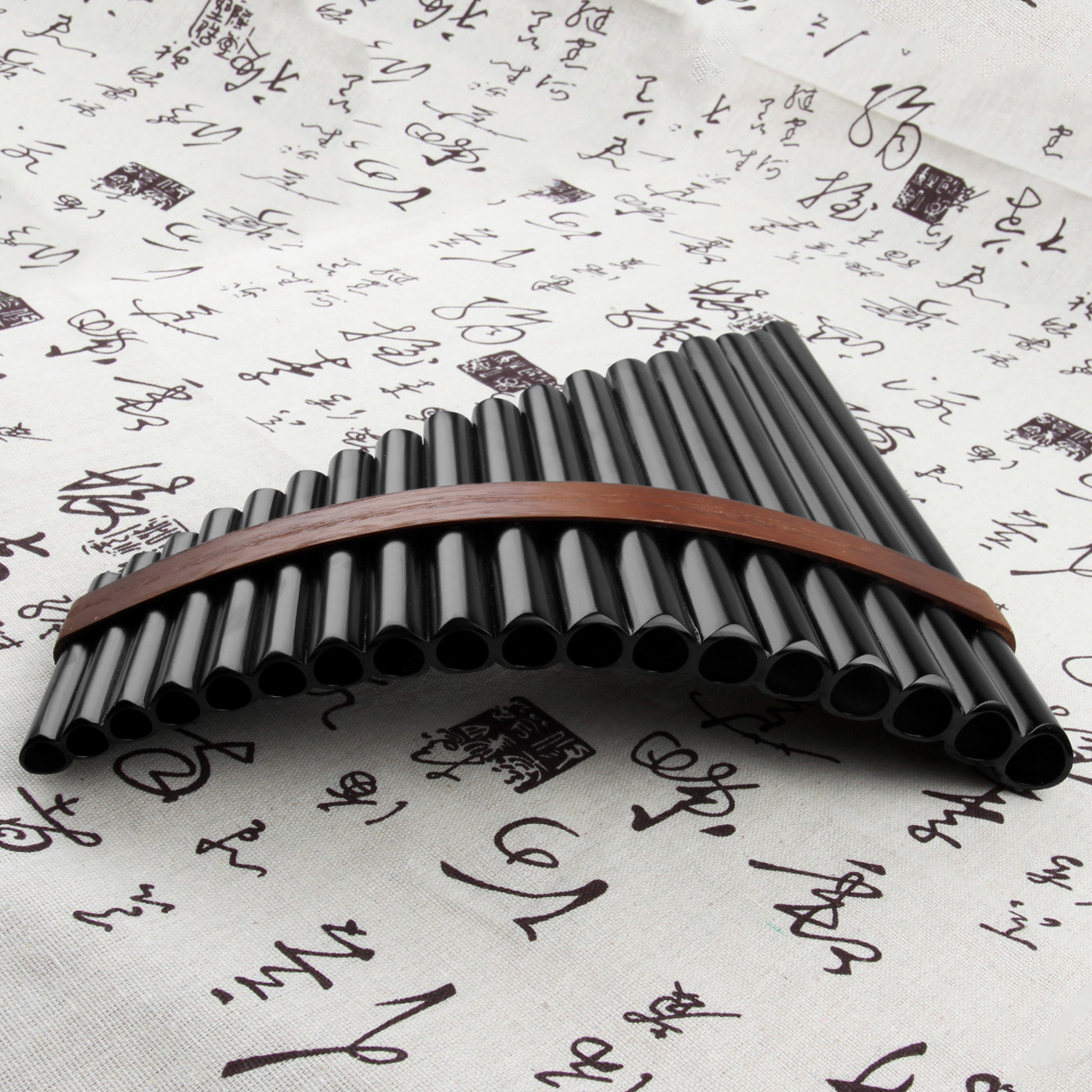 18 Pipes BrownPan Flute F Key  - Musical Instrument Pipe recension och pris