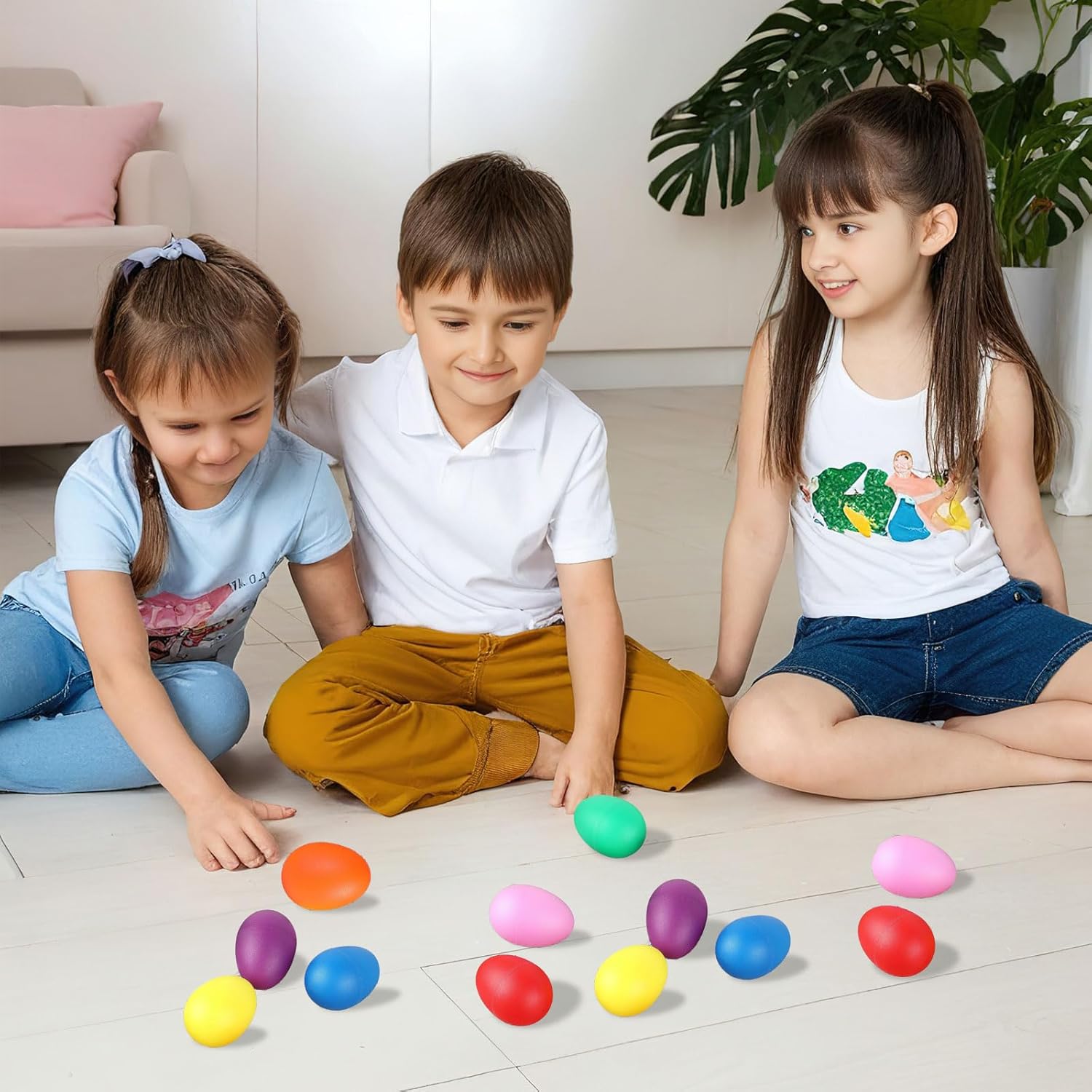 2Pcs Plastic Egg Shakers Percu - Musical Instrument Gif recension och pris