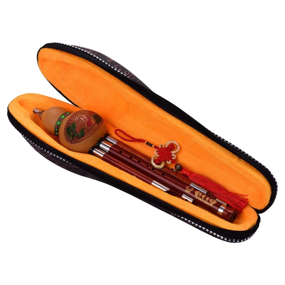 3-Tone C Key Hulusi Gourd Flut - A Musical Instrument With Keys recension och pris