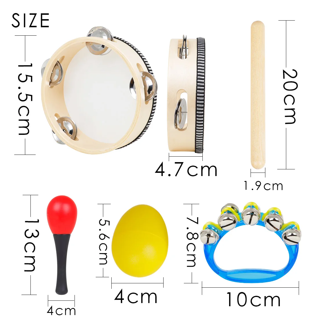 5 Pcs/Set 6 Inch Black Lamb Ch - Musical Instrument Gif recension och pris