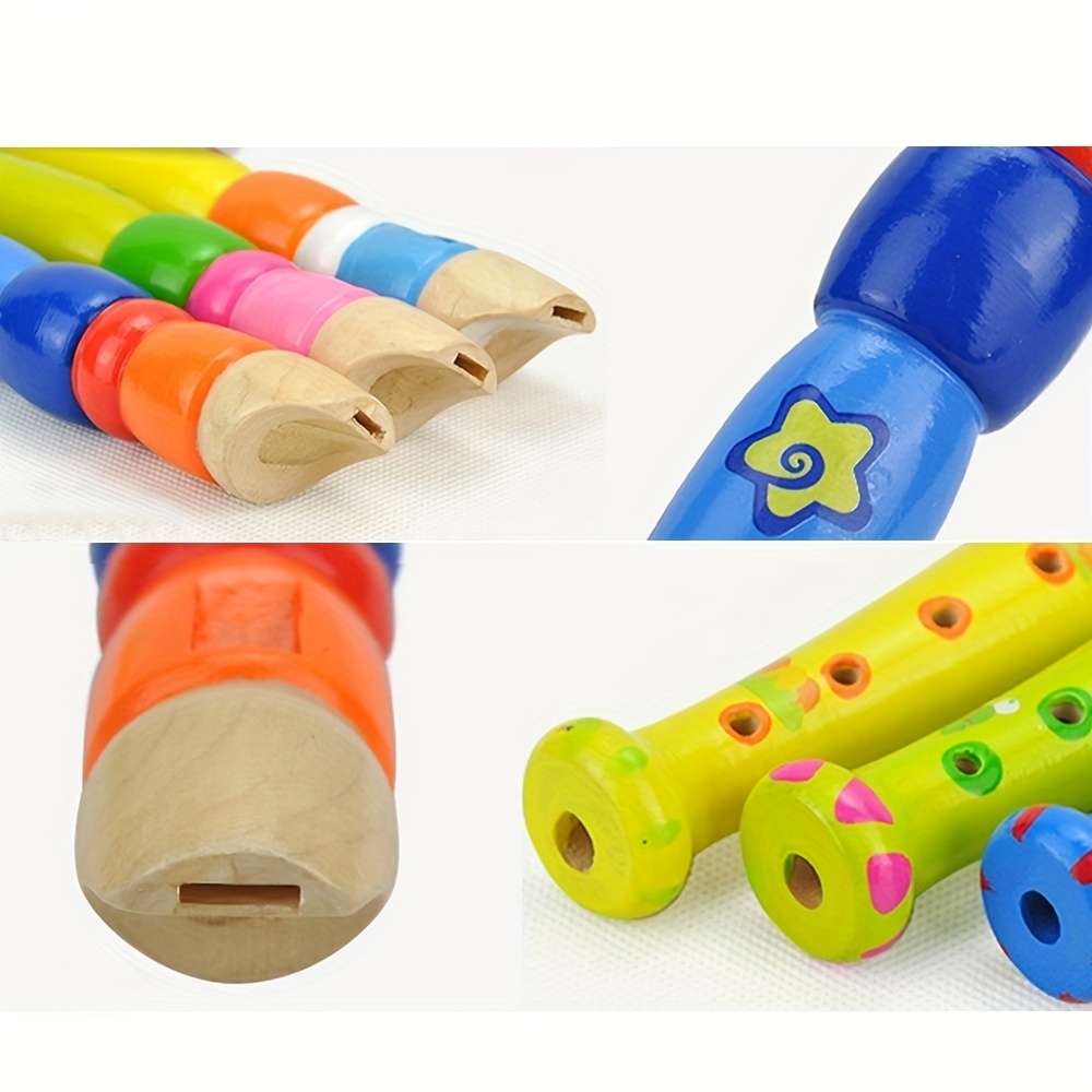 1pc Wooden Flute 6-Hole Colorf - Musical Instrument Fagot recension och pris