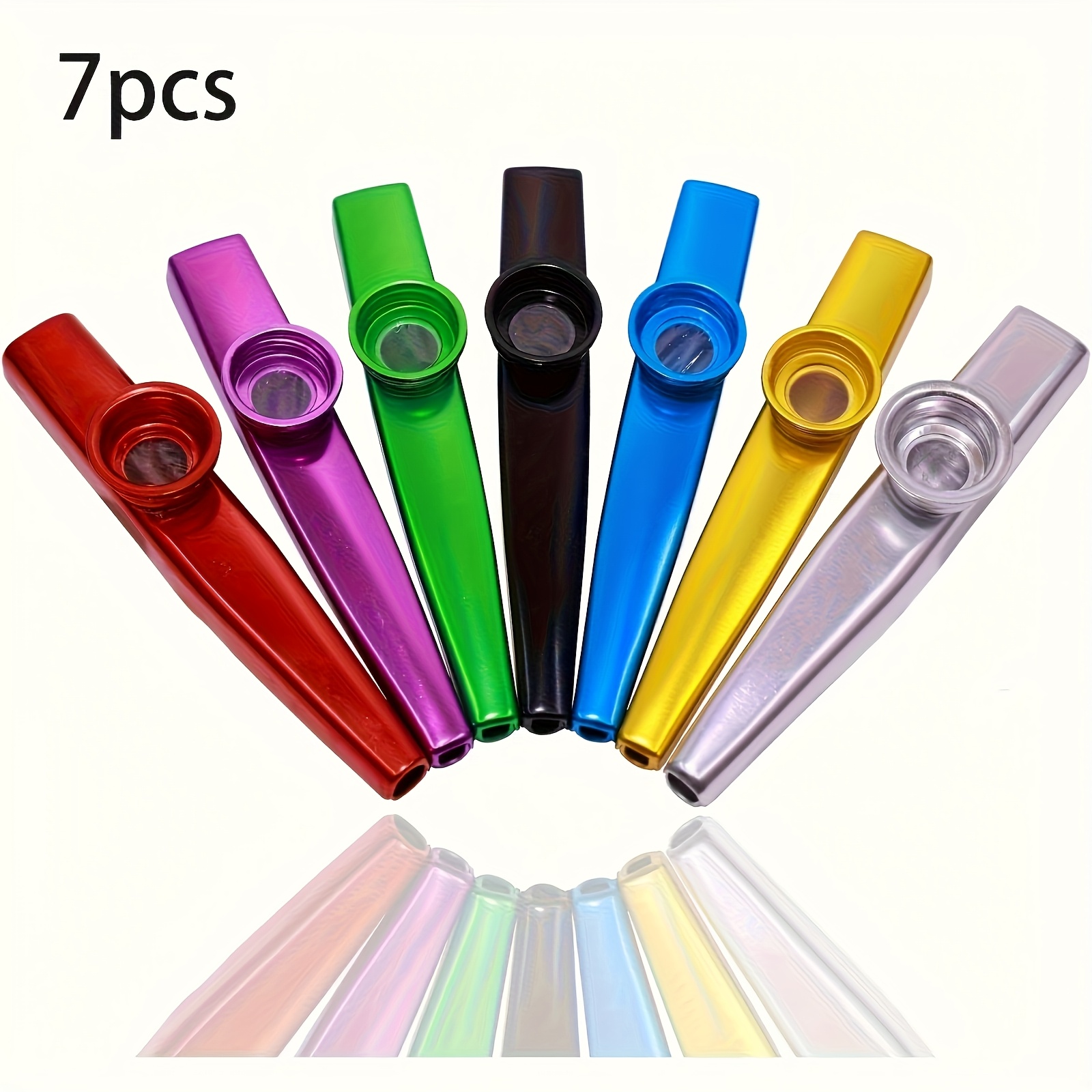 7pcs Metal Kazoos Simple Desig - Musical Instrument Gif recension och pris