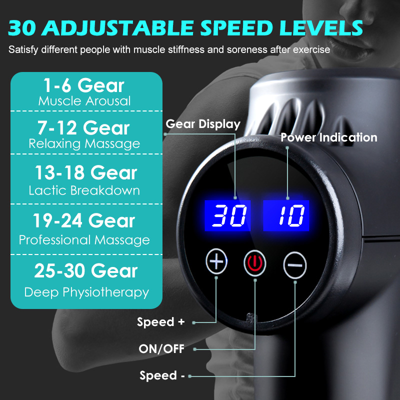 Fascial Massage Gun Electric P - Vibraslap Percussion recension och pris