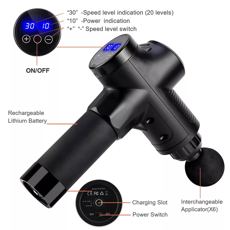 Fascial Massage Gun Electric P - Vibraslap Percussion recension och pris