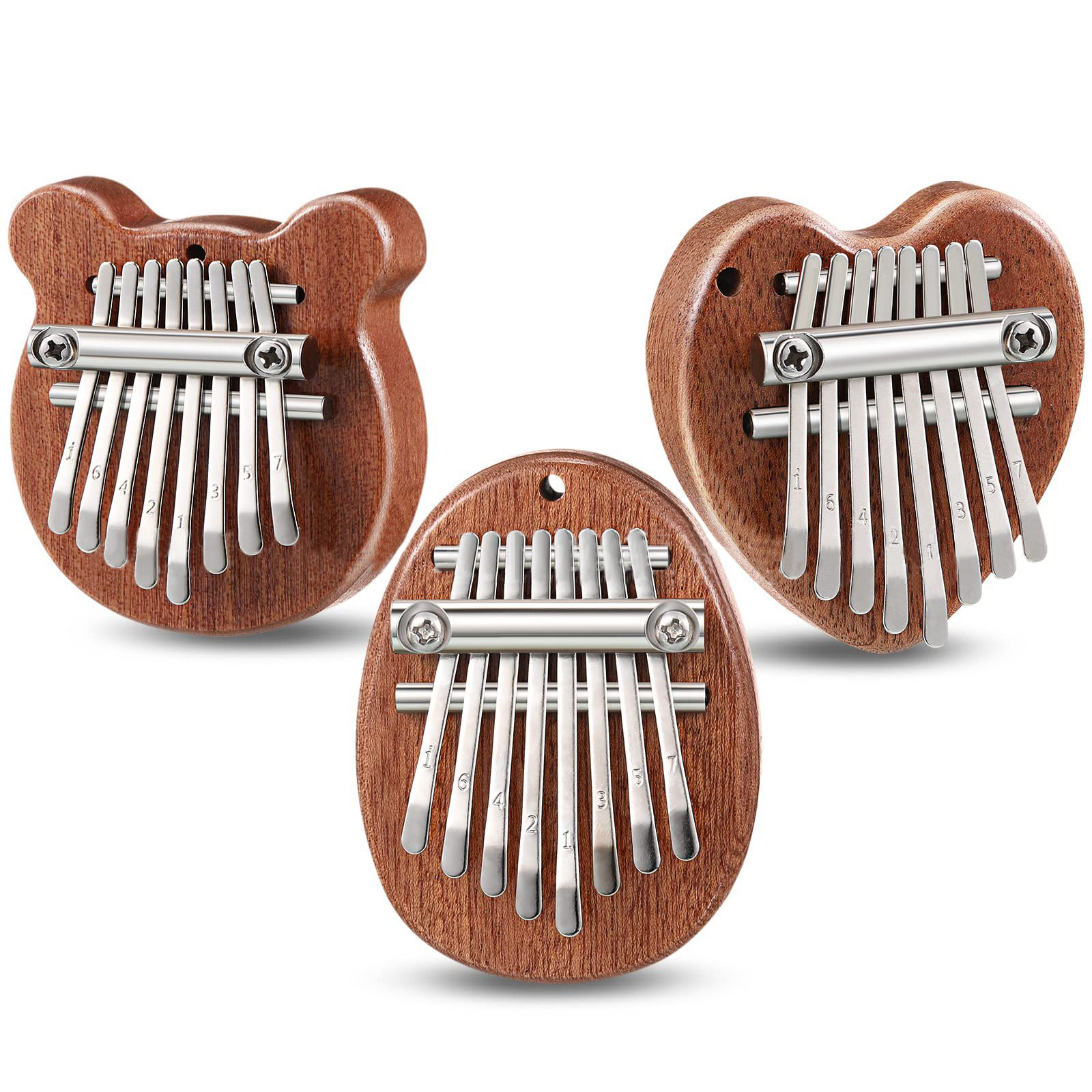 8 Keys Mini Kalimba Wooden Thu - A Musical Instrument With Keys recension och pris