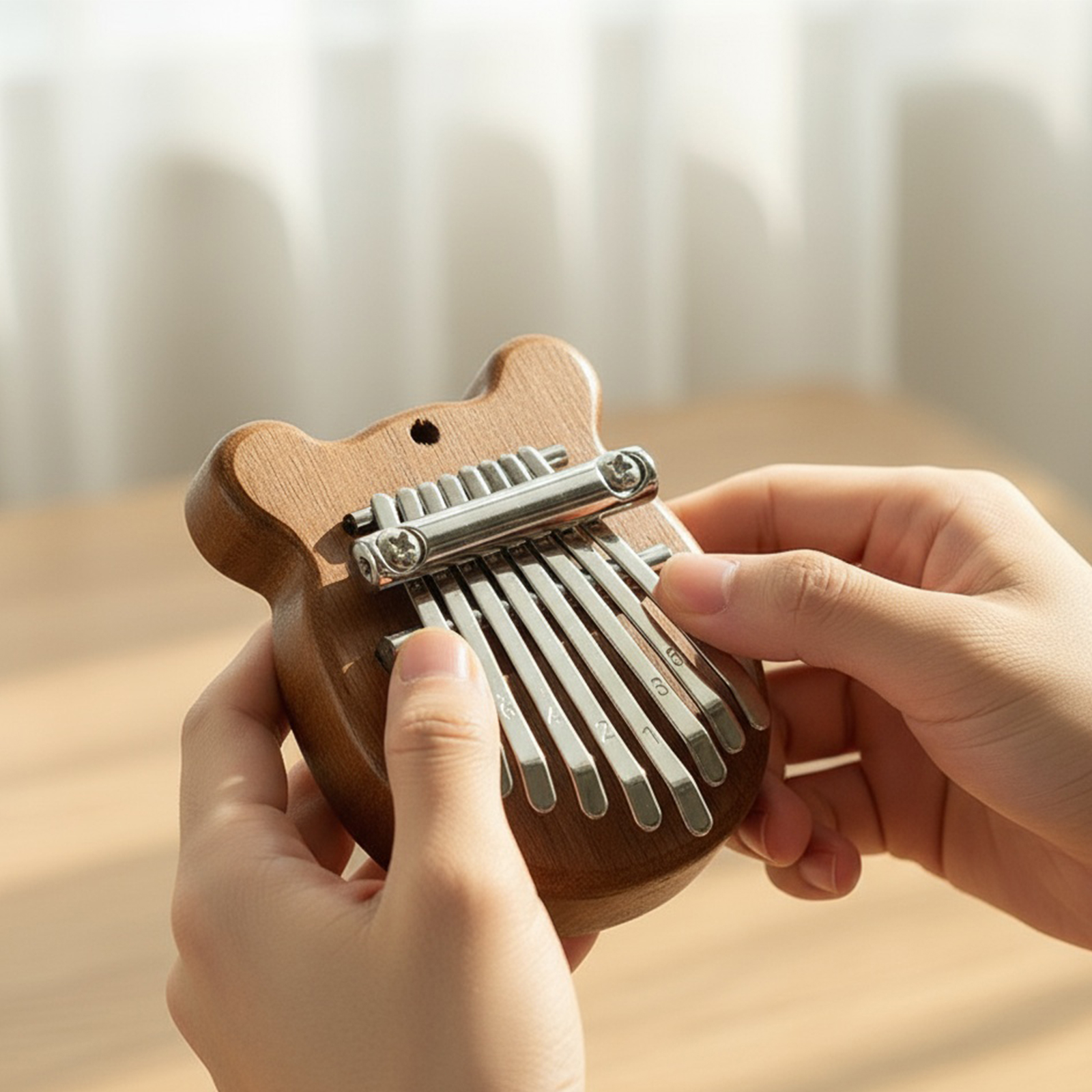 8 Keys Mini Kalimba with Lanya - A Musical Instrument With Keys recension och pris