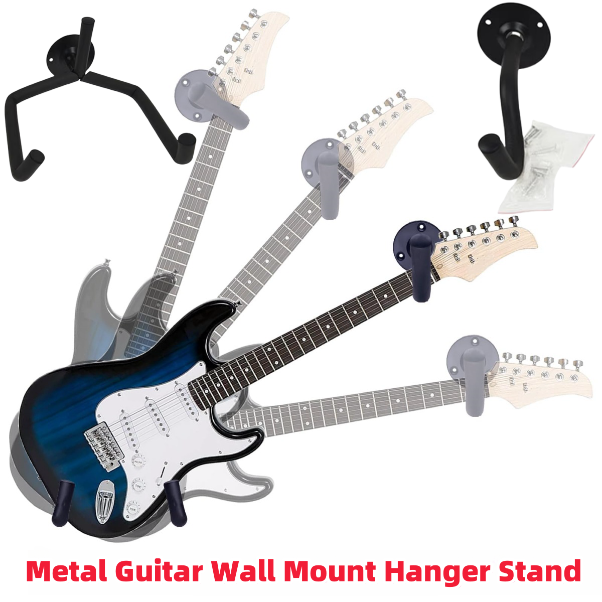 Metal Guitar Wall Mount Hanger - Musical Instrument Mandolin recension och pris
