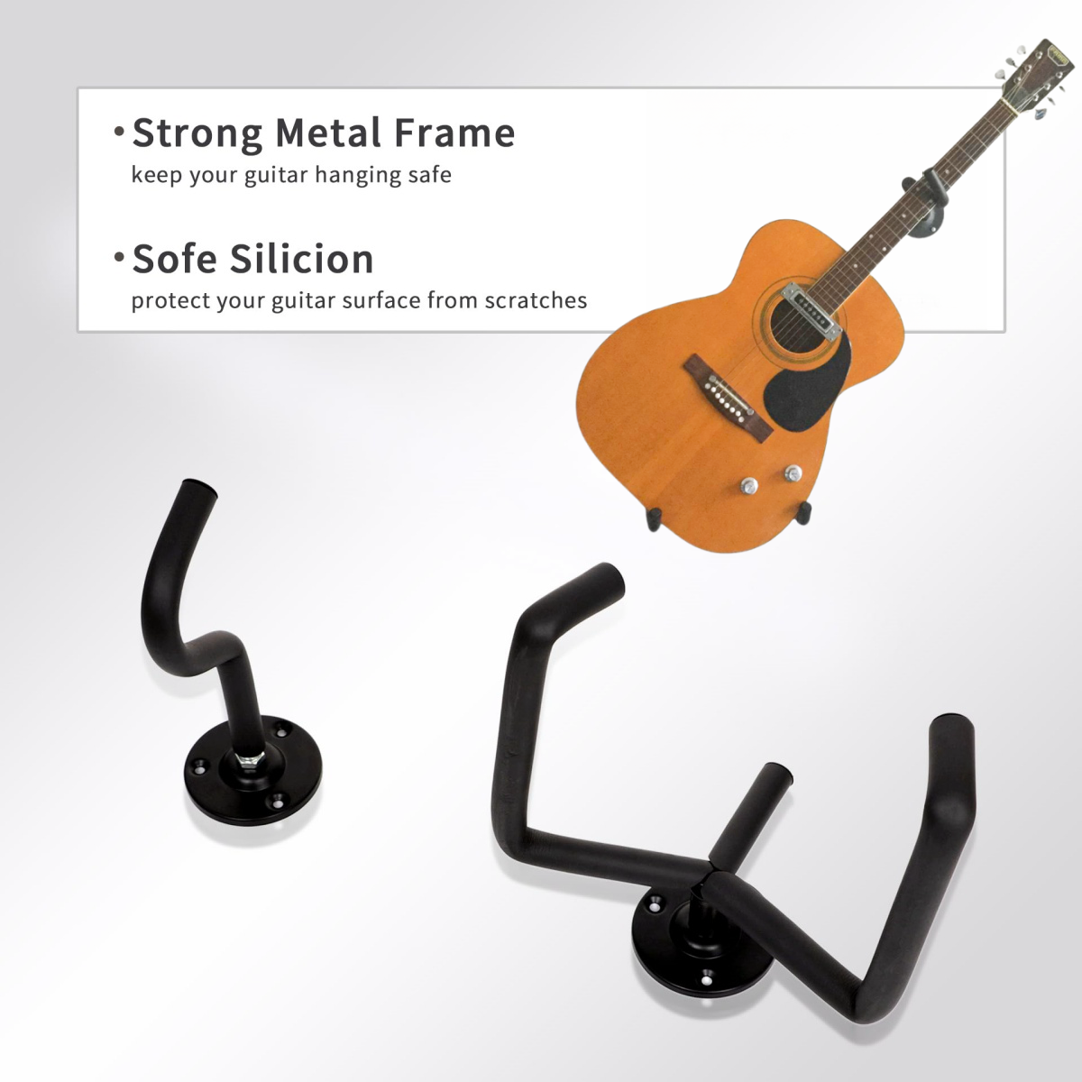 Metal Guitar Wall Mount Hanger - Musical Instrument Mandolin recension och pris