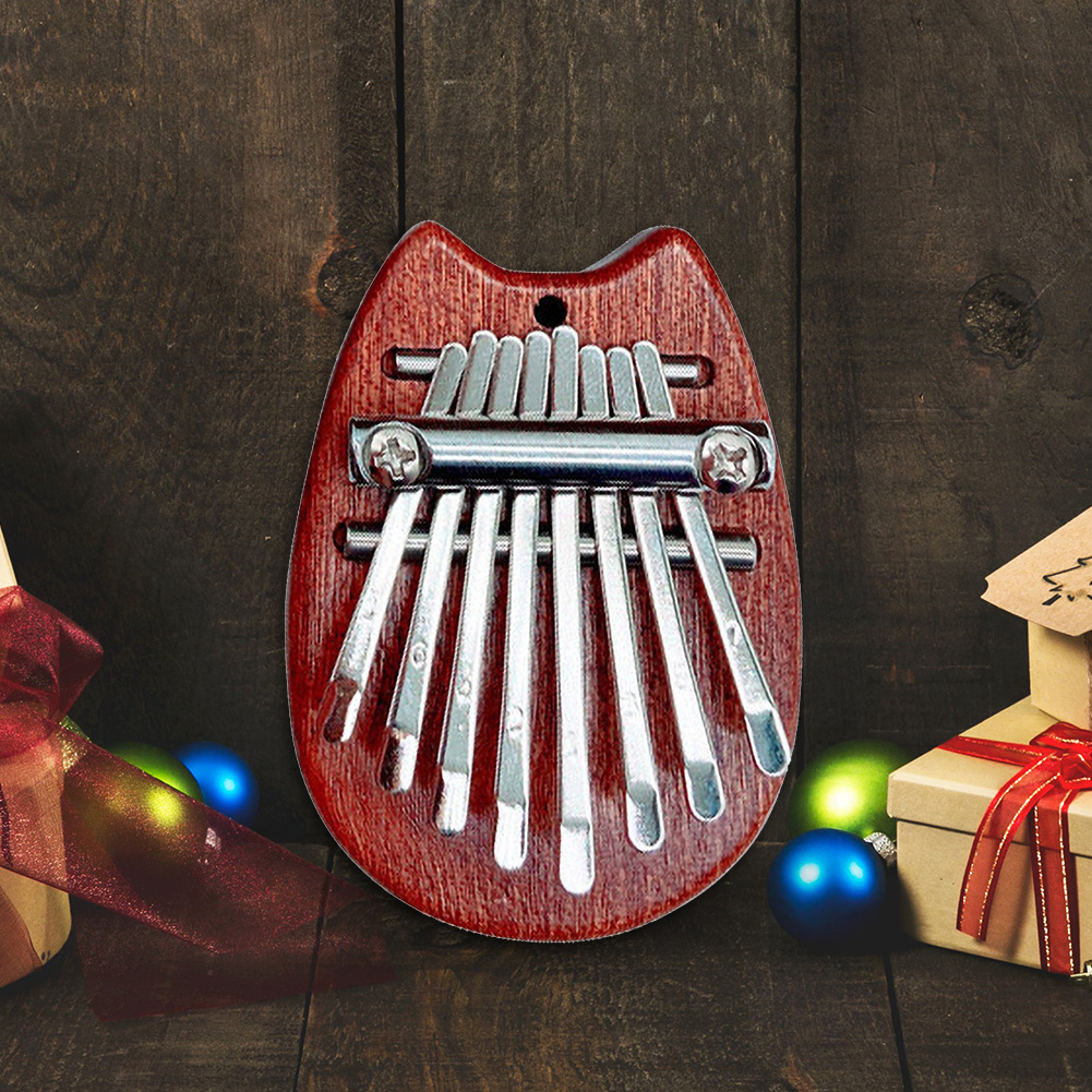 8 Keys Mini Kalimba Wooden Thu - A Musical Instrument With Keys recension och pris