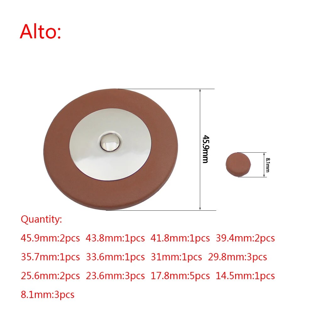 Saxophone Pads Universal Butto - Musical Instrument Repairs recension och pris