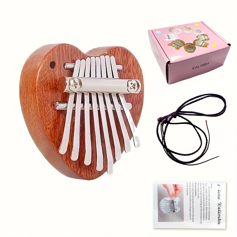 8 Key Mini Wooden Kalimba Pian - A Musical Instrument With Keys recension och pris
