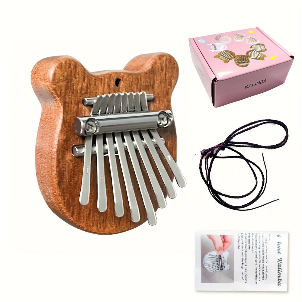 8 Key Mini Wooden Kalimba Pian - A Musical Instrument With Keys recension och pris