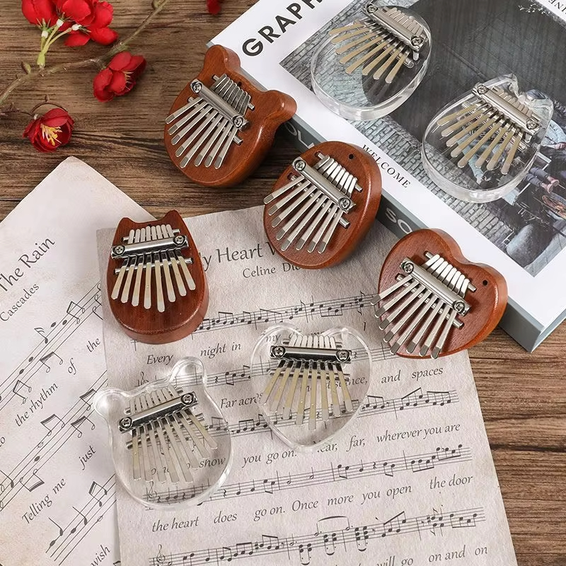 8 Key Mini Wooden Kalimba Pian - A Musical Instrument With Keys recension och pris