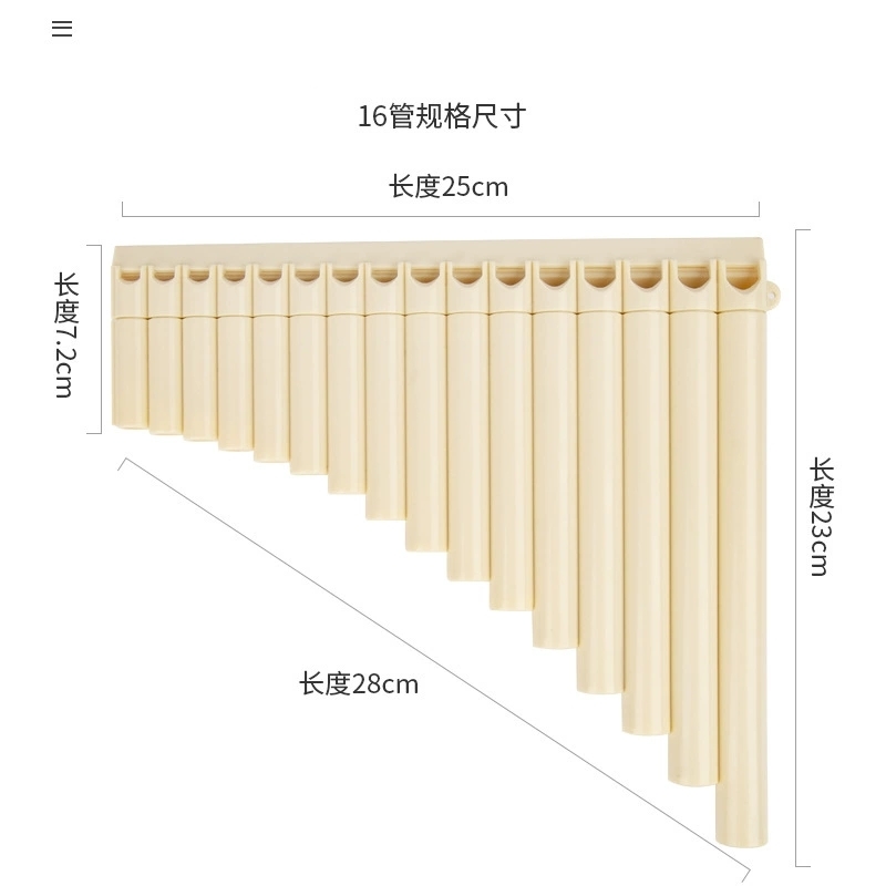 High Quality 16/18 Pipes Panfl - Musical Instrument Pipe recension och pris