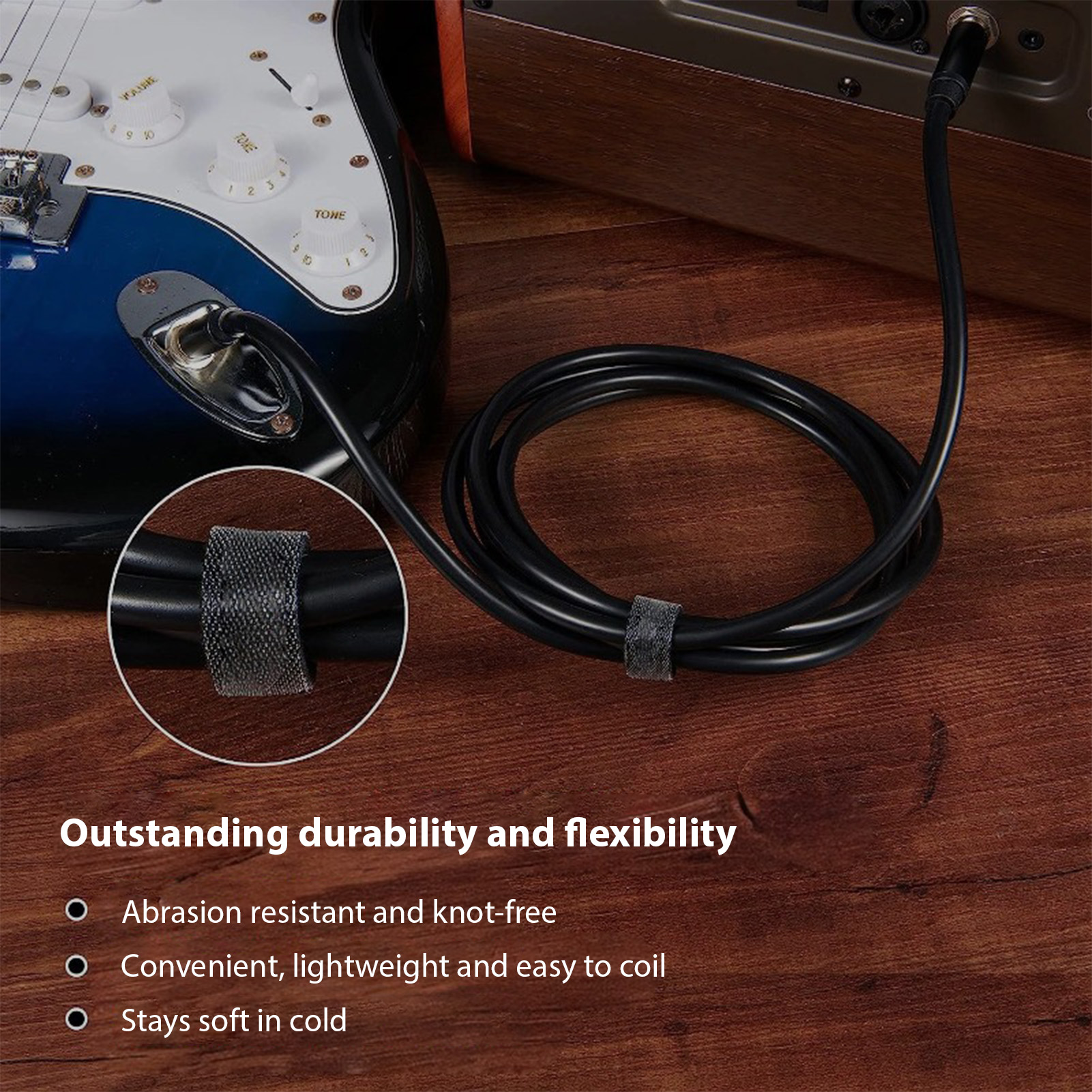 Guitar Cable 6.35mm Mono Sound - Musical Instrument Gif recension och pris