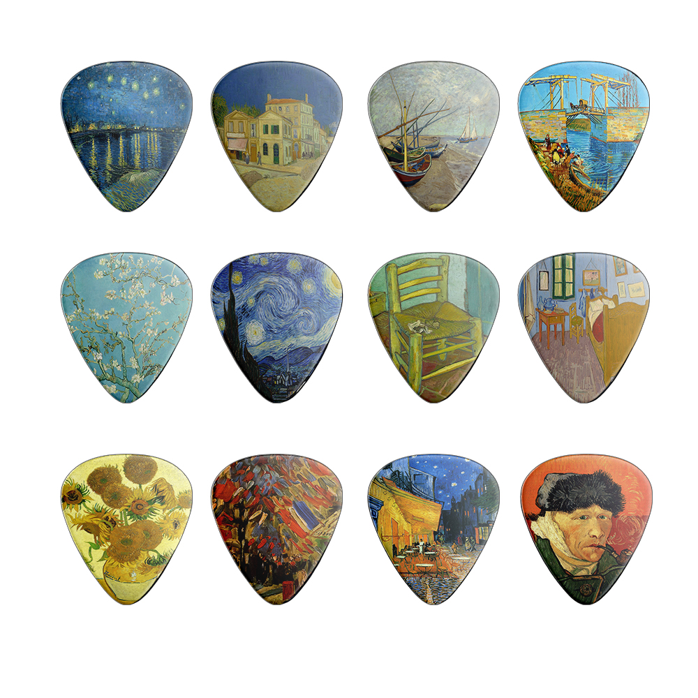 12pcs/Set Van Gogh Themed Guit - Musical Instrument Fagot recension och pris