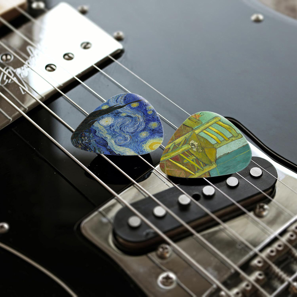 12pcs/Set Van Gogh Themed Guit - Musical Instrument Fagot recension och pris