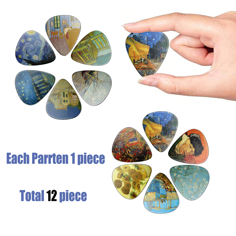 12pcs/Set Van Gogh Themed Guit - Musical Instrument Fagot recension och pris