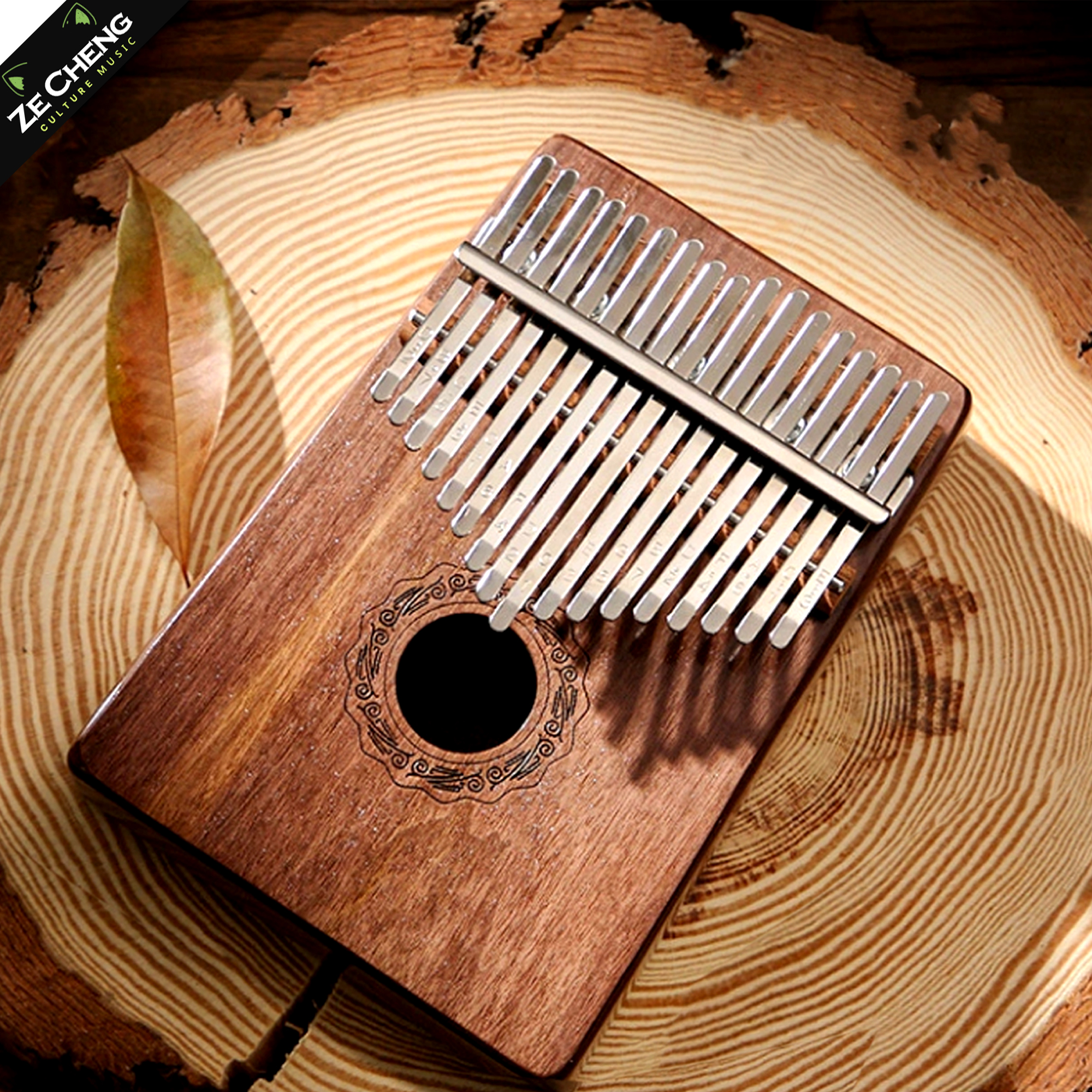 17 Key Portable Kalimba Thumb  - Musical Instrument Easy To Learn For Adults recension och pris