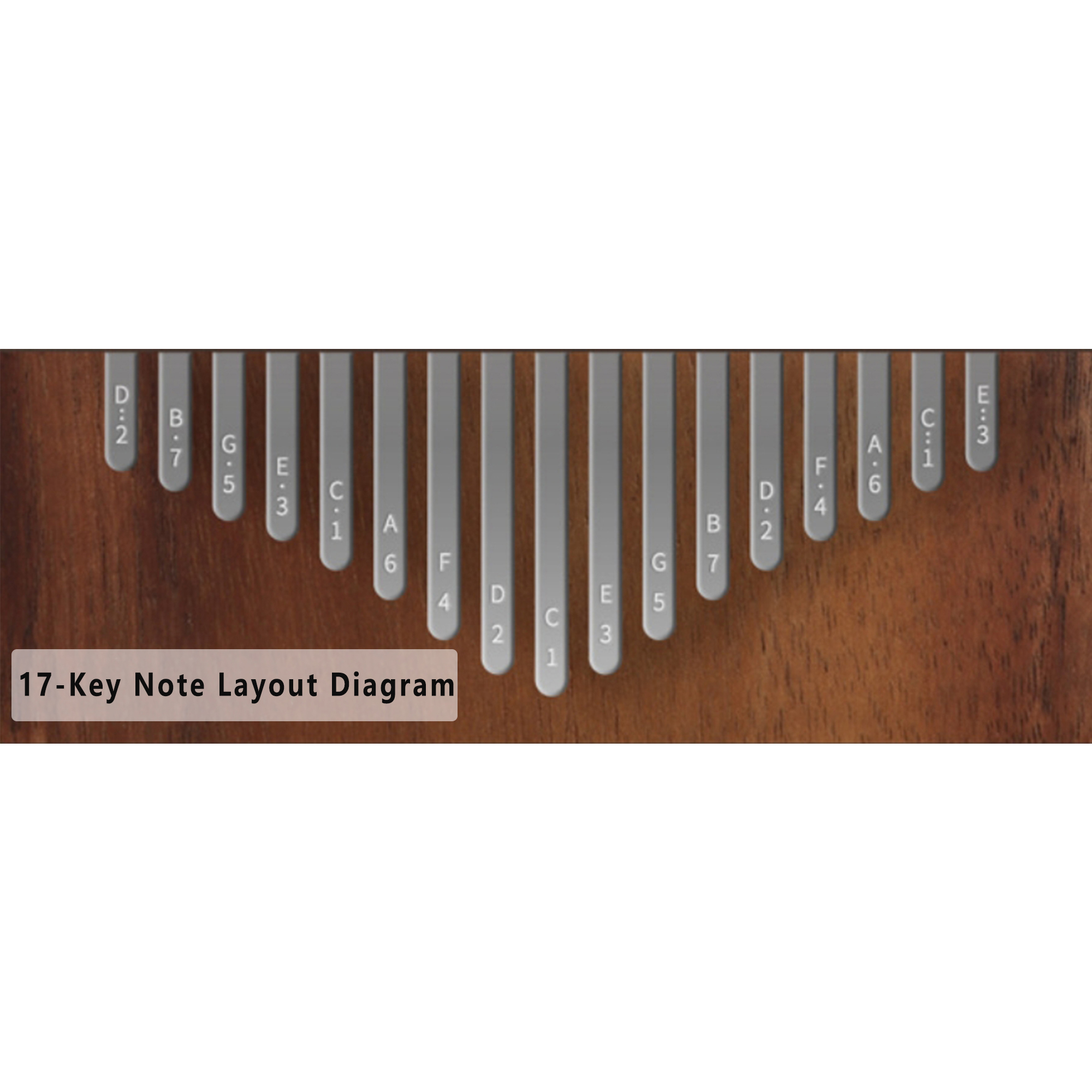 17 Key Portable Kalimba Thumb  - Musical Instrument Easy To Learn For Adults recension och pris