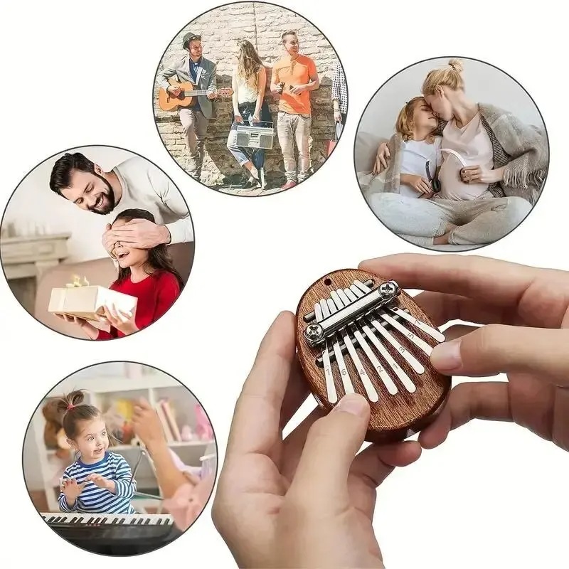 8 Key Mini Wooden Kalimba Thum - A Musical Instrument With Keys recension och pris
