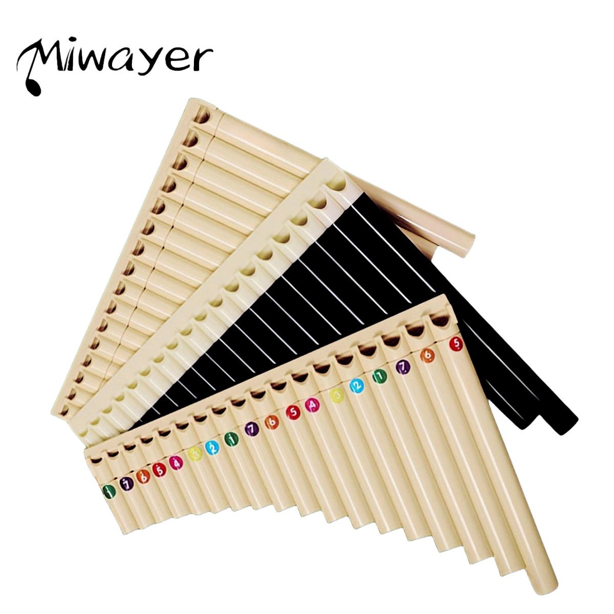Miwayer Panpipe Handmade ABS W - Musical Instrument Pipe recension och pris