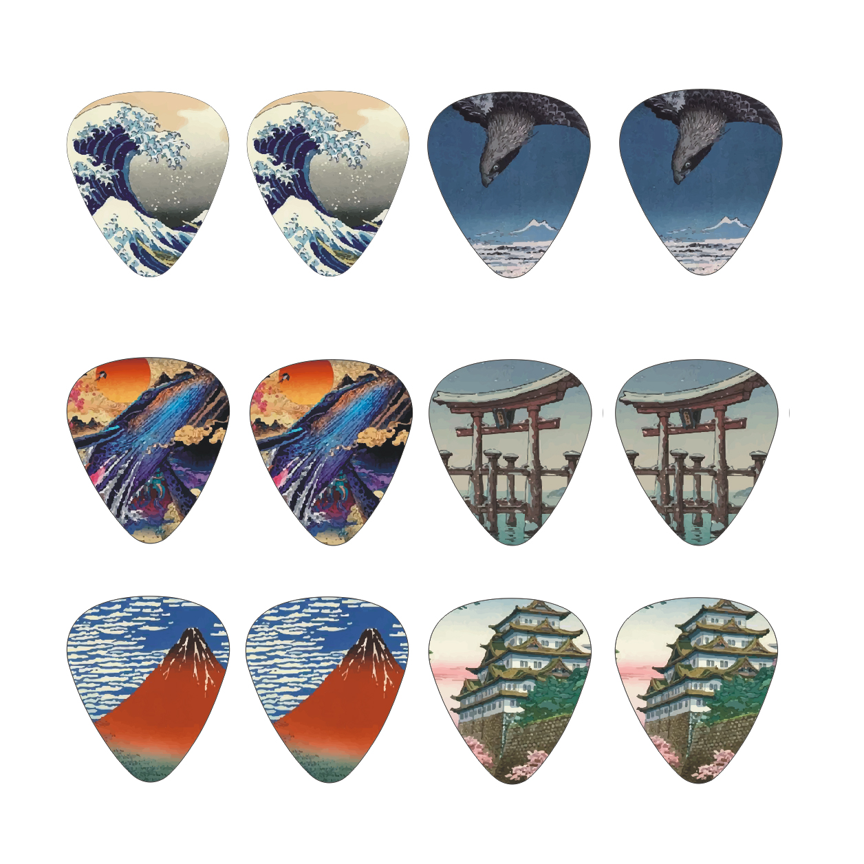 New 12pcs/set  Guitar Picks -  - Musical Instrument Fagot recension och pris