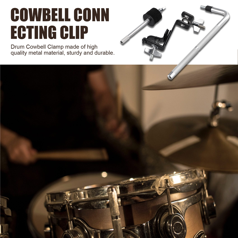 Drum Cowbell Holder Clamp Prof - Musical Instrument Repairs recension och pris