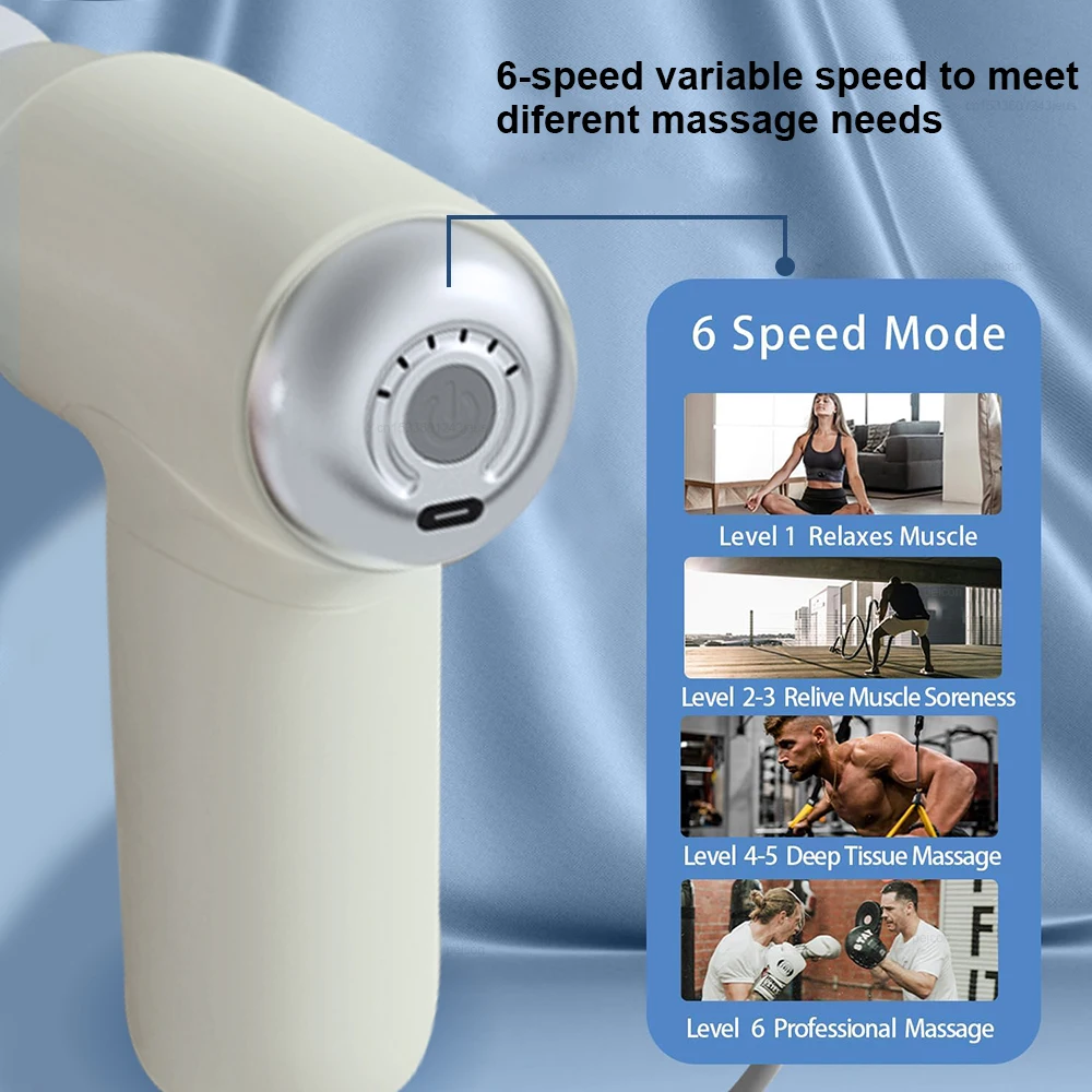 Massage Gun Portable Mini Hand - Vibraslap Percussion recension och pris