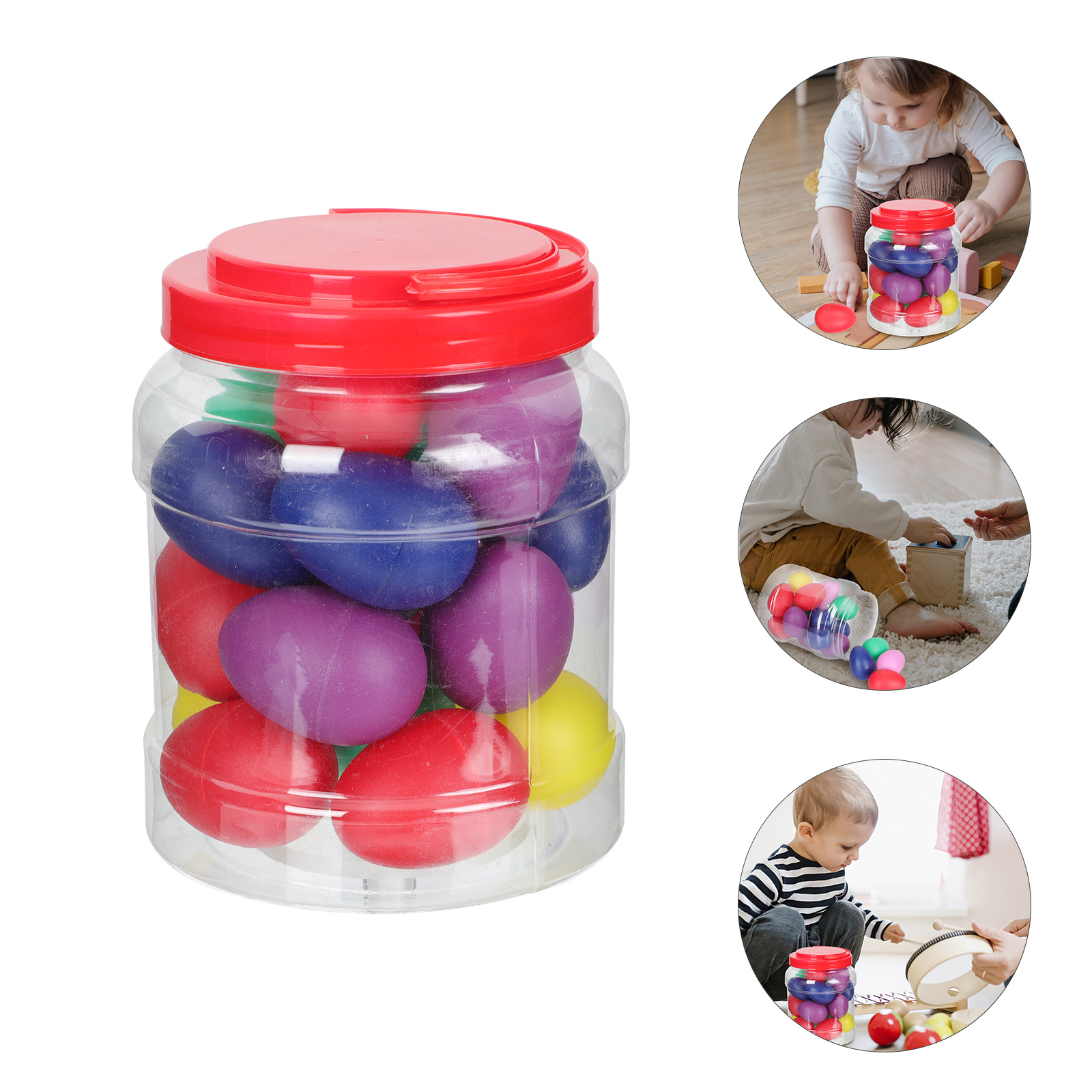 20Pcs Musical Egg Shakers Prem - Musical Instrument Gif recension och pris