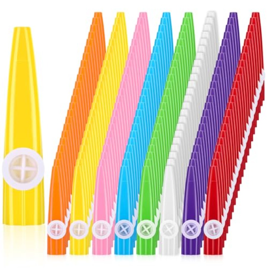 Pcs Kazoos Bulk Plastic Kazoos - Musical Instrument Exchange & Repair recension och pris
