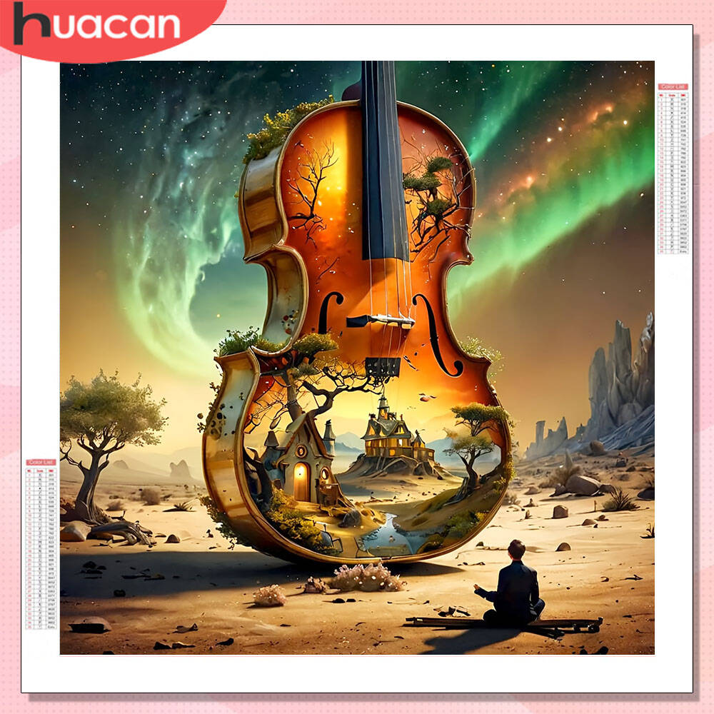 HUACAN 5D Diy Diamond Painting - Musical Instrument Fagot recension och pris