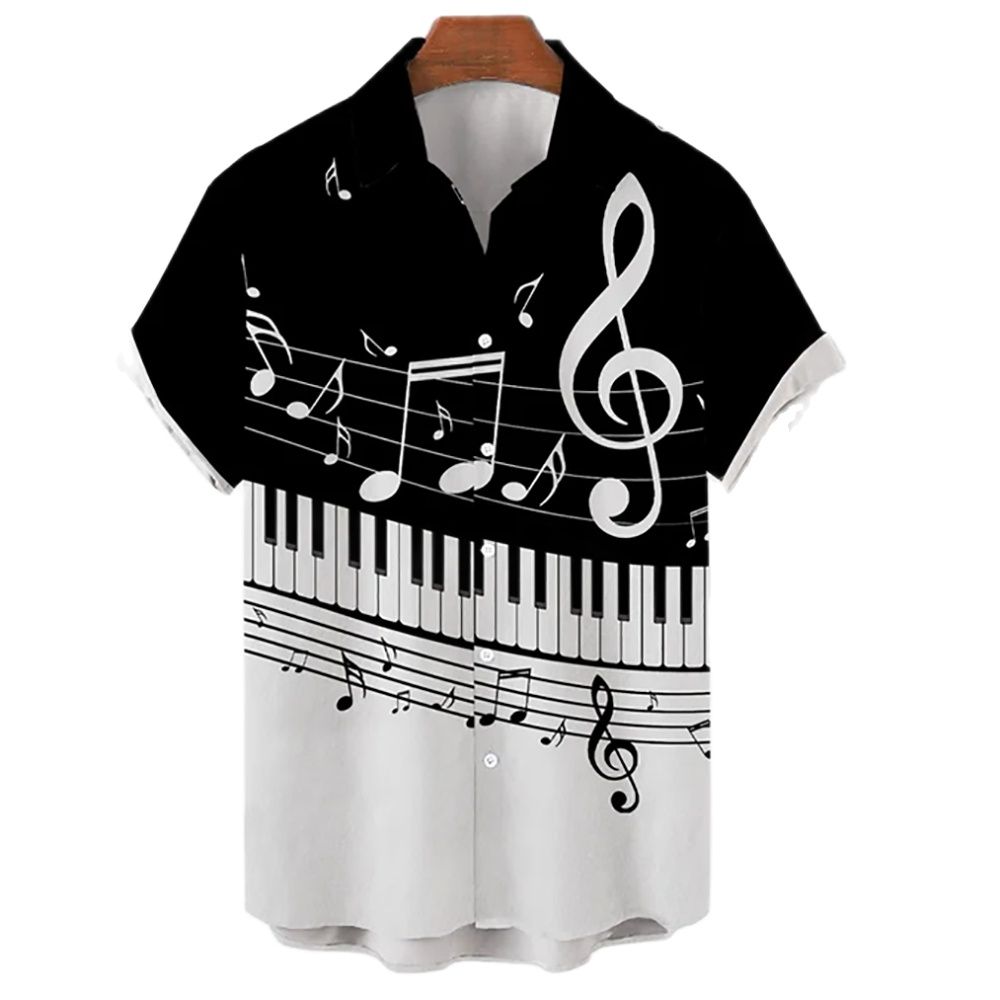 New Oversiz Men's Shirt Hawaii - Musical Instrument Shop recension och pris