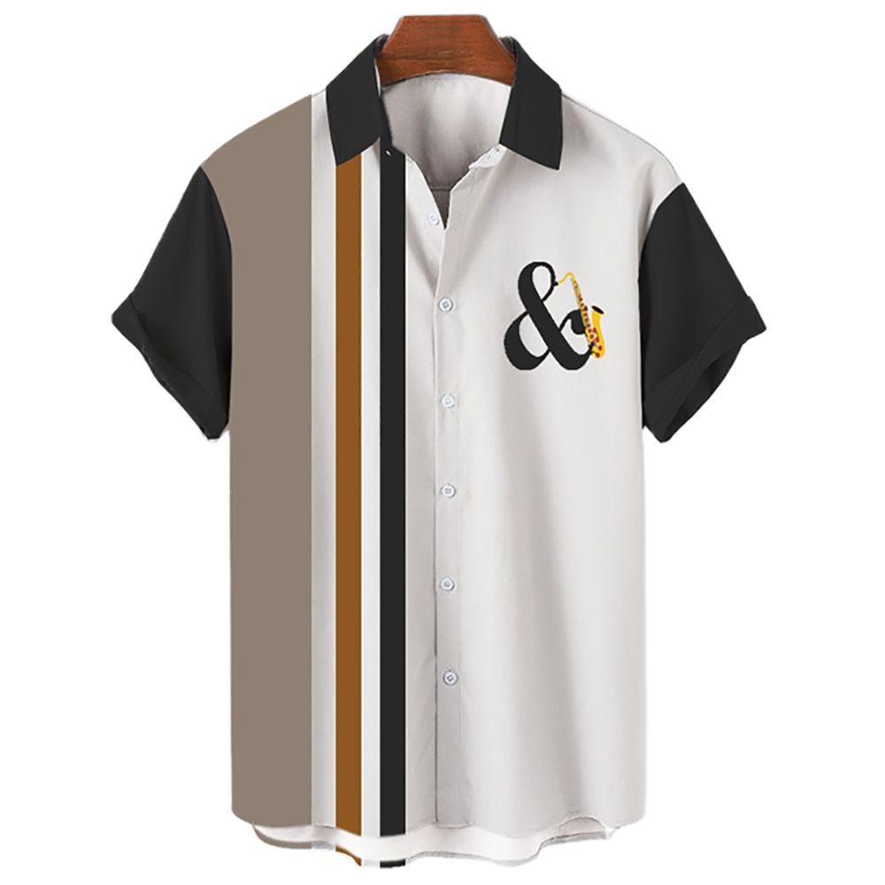 New Oversiz Men's Shirt Hawaii - Musical Instrument Shop recension och pris