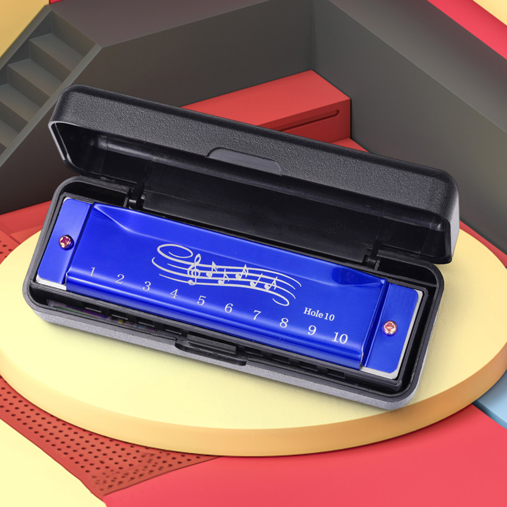 10 Hole 20 Tone Harmonica Port - Musical Instrument Easy To Learn For Adults recension och pris