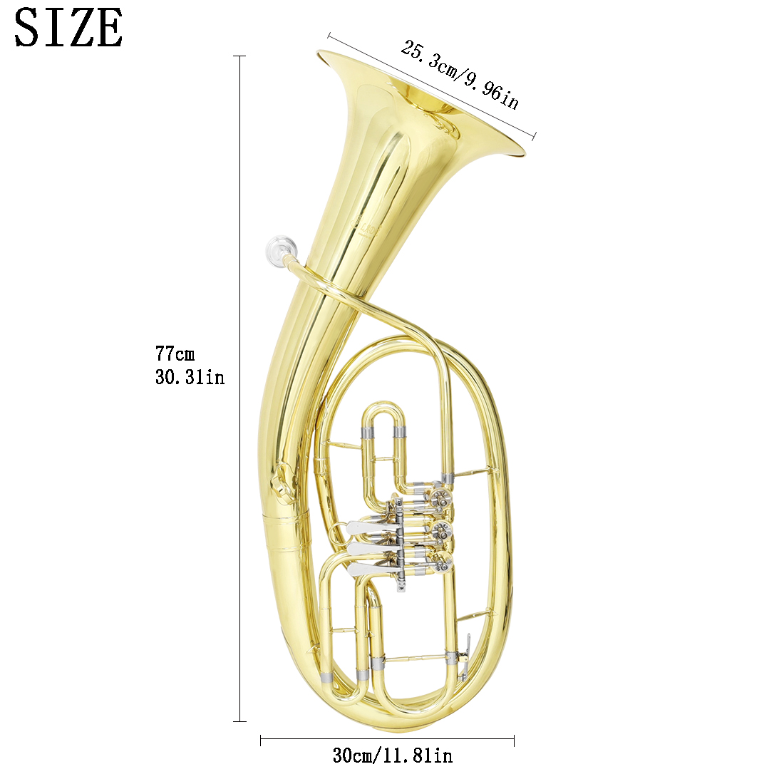 SLADE Tenor Horn Triple Flat K - Musical Instrument Horn recension och pris